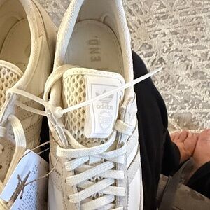 Adidas Women's Cream Athletic Shoes